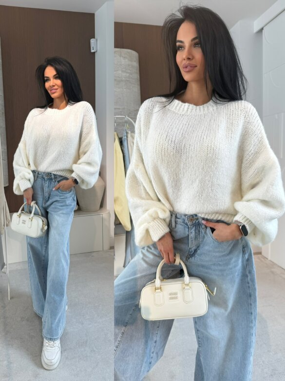 Sweter Bellissimo ecru