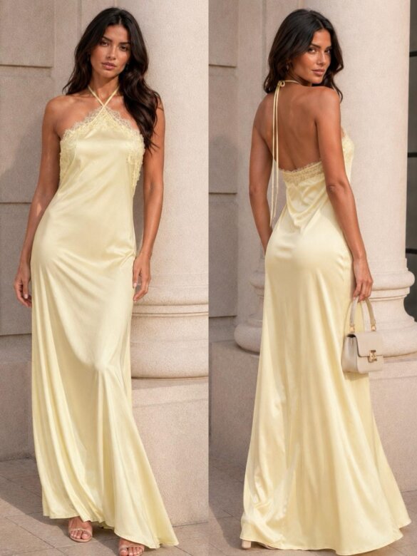 Sukienka Britessa butter yellow