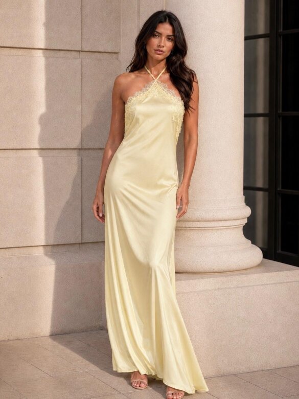 Sukienka Britessa butter yellow