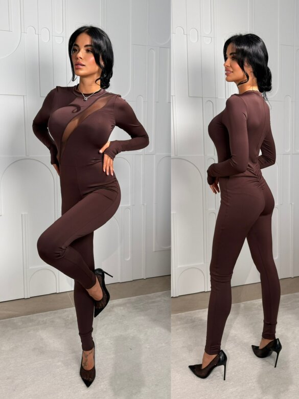 Kombinezon Calyo czekoladowy