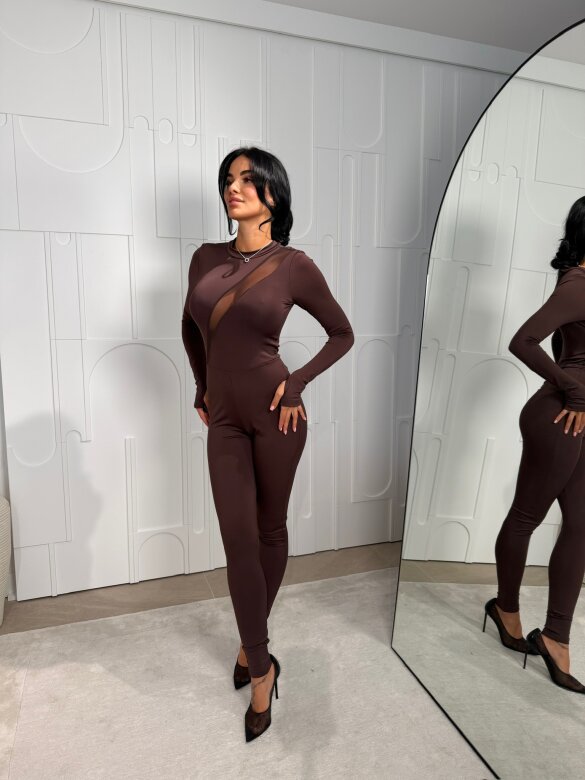 Kombinezon Calyo czekoladowy