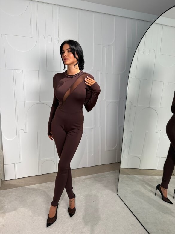 Kombinezon Calyo czekoladowy