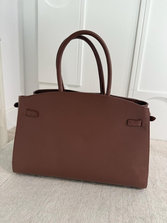 Torebka Verde skóra naturalna brązowa 