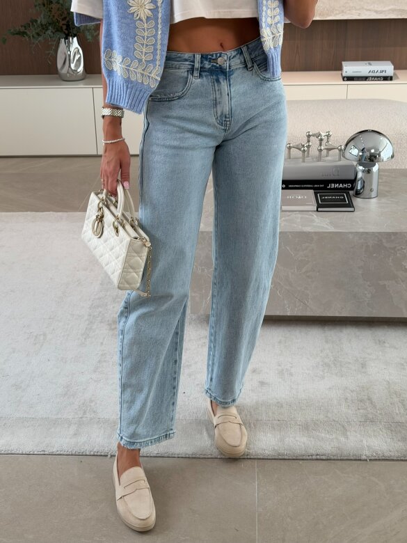 Spodnie Sylvare jeans jasnoniebieskie 