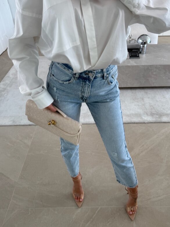 Spodnie Avelie jeans niebieskie