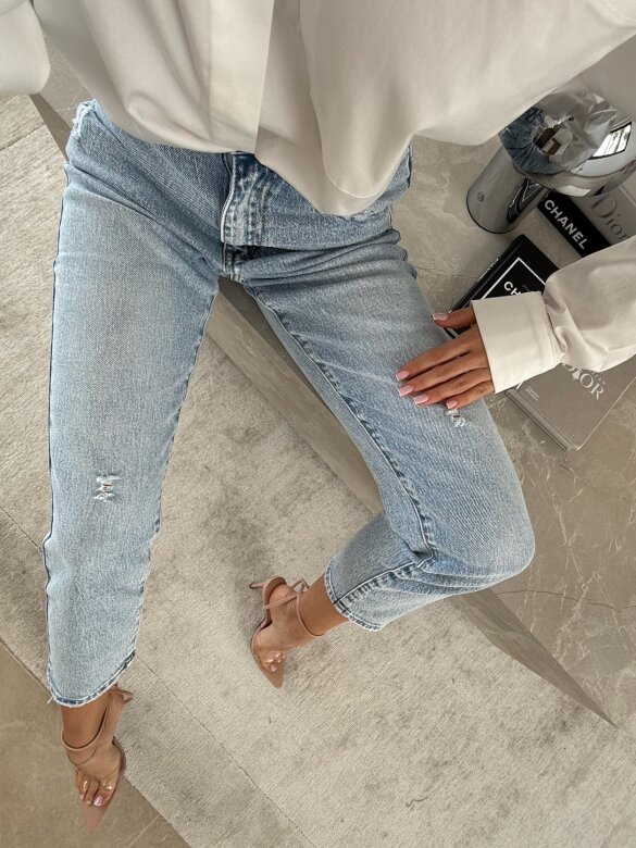 Spodnie Avelie jeans niebieskie