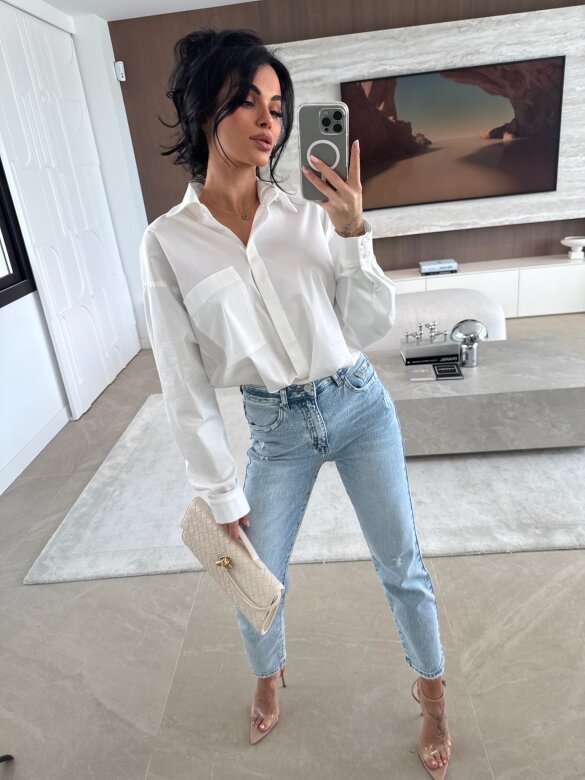 Spodnie Avelie jeans niebieskie