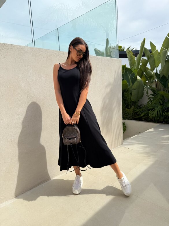 Sukienka Marnie maxi czarna 