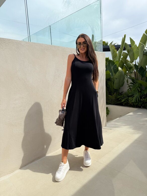 Sukienka Marnie maxi czarna 