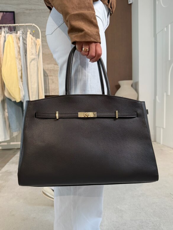 Torebka Verde skóra naturalna czekoladowa