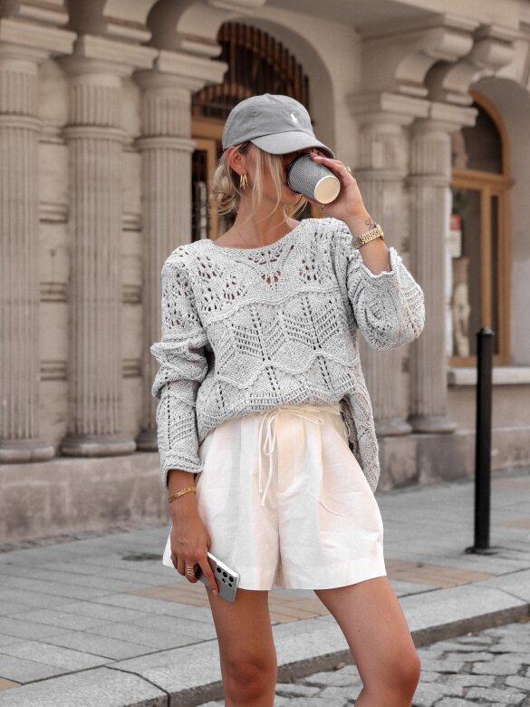 Sweter Quiet Luxury szary