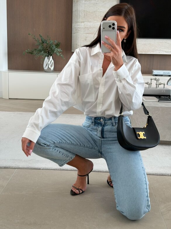 Spodnie Estivo jeans jasnoniebieskie