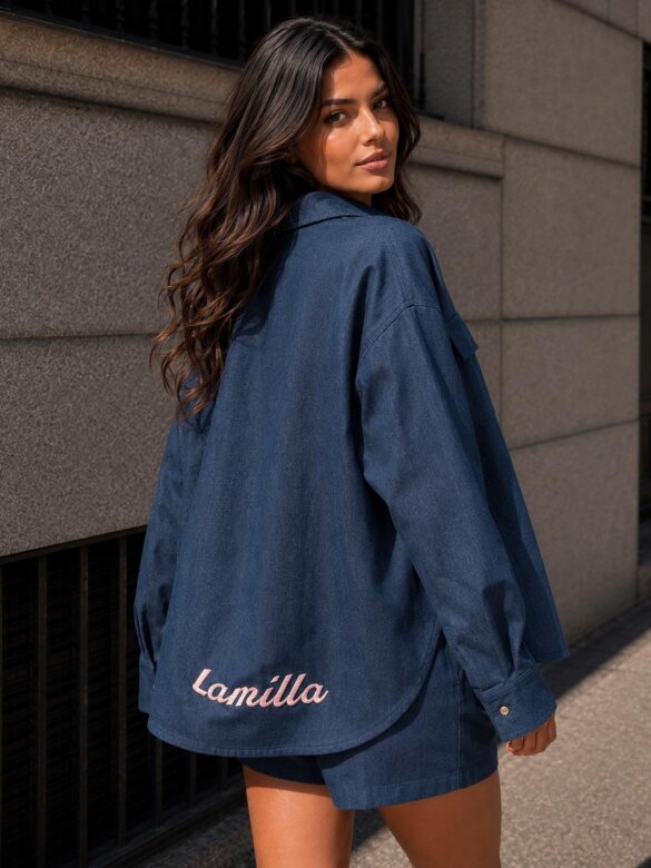 Koszula Willy jeans ciemnoniebieska