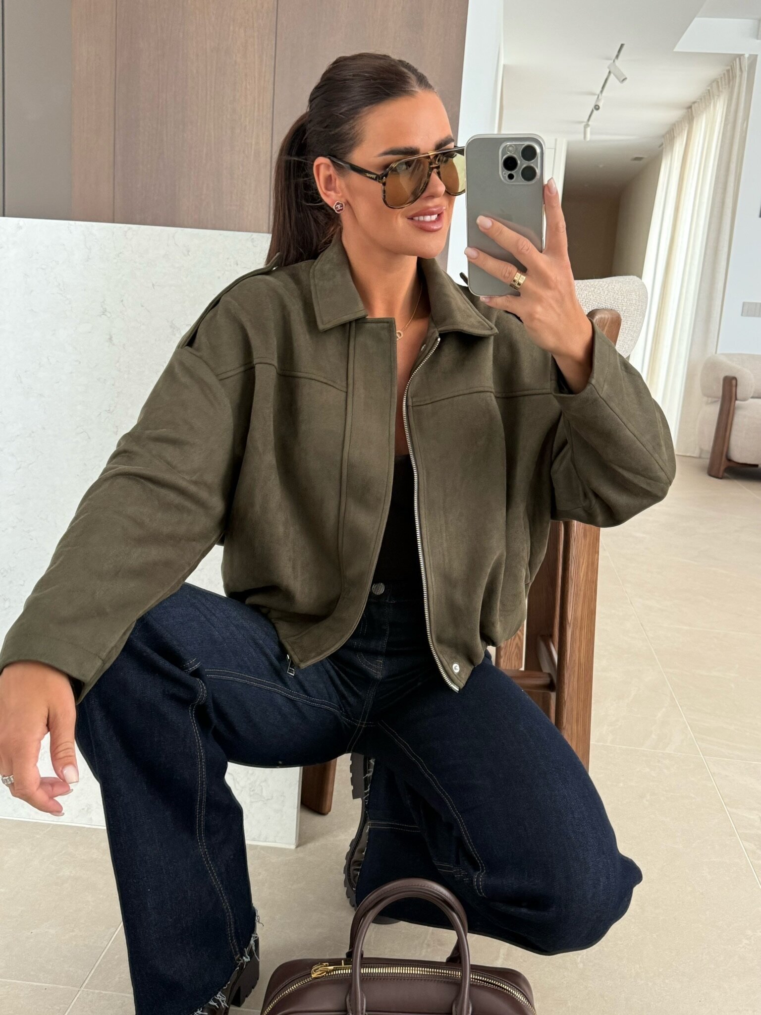 Jacket Bellisima khaki 