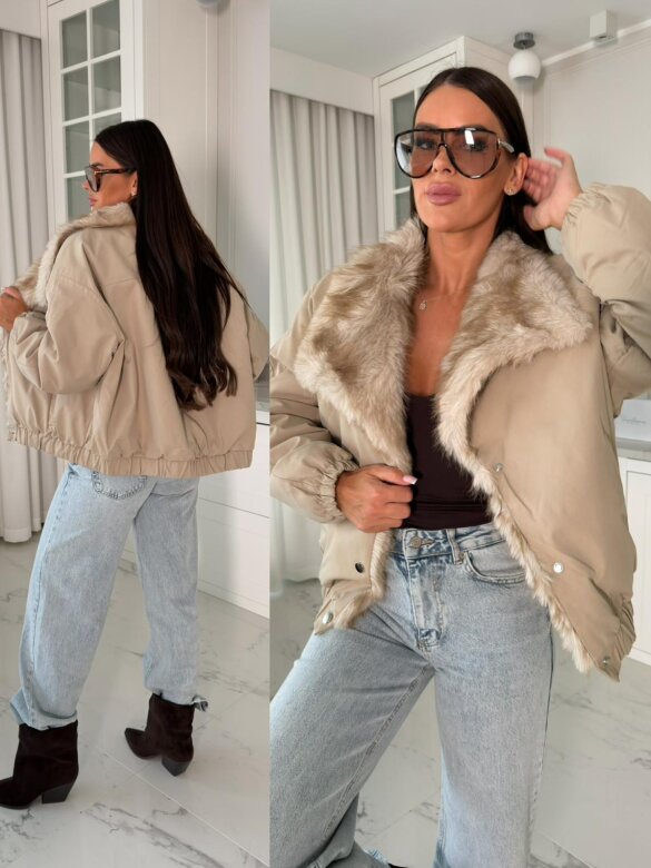 Jacket Billy doublesided beige