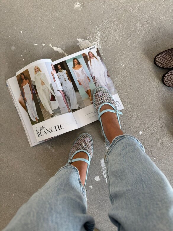 Baleriny Nesso błękitne 