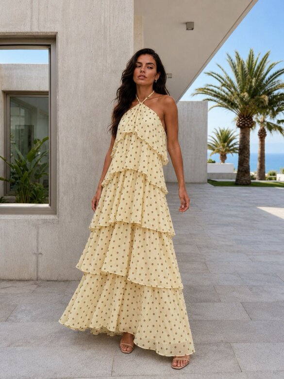 Dress Mon Cherie butter yellow