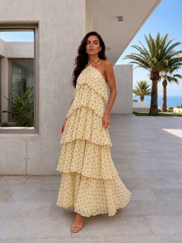 Dress Mon Cherie butter yellow