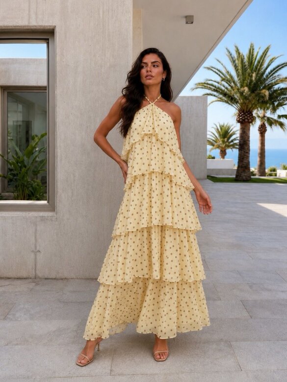 Dress Mon Cherie butter yellow