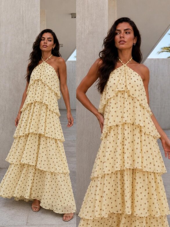 Dress Mon Cherie butter yellow