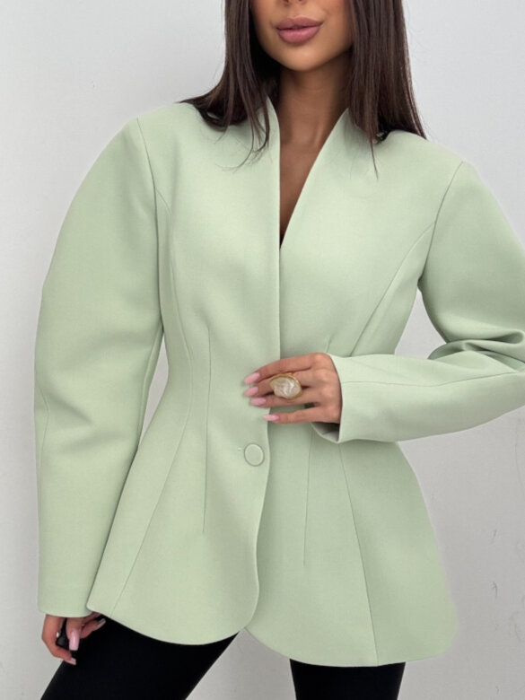 Marynarka Portella taliowana matcha