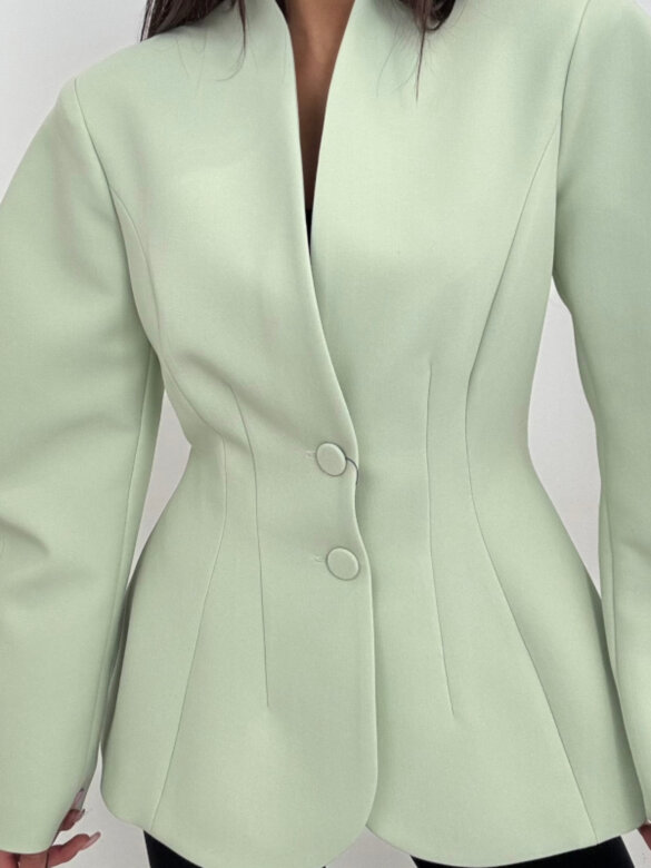 Marynarka Portella taliowana matcha