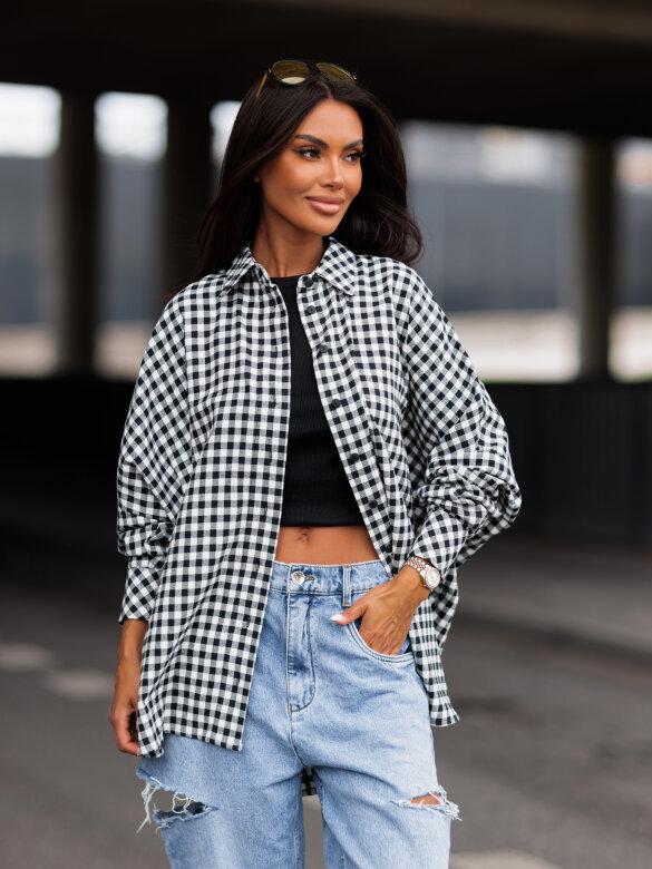 Shirt Easy Wear white-black