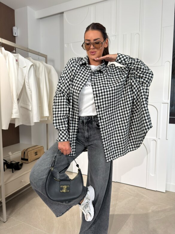 Shirt Easy Wear white-black
