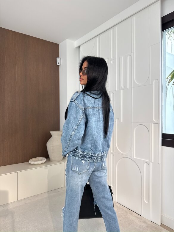 Spodnie Sharpi jeans niebieskie