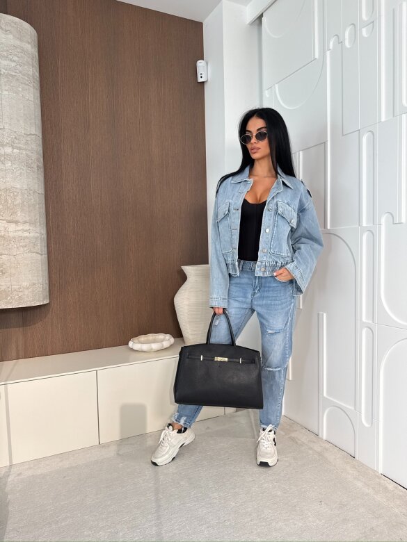 Spodnie Dellice jeans niebieskie 