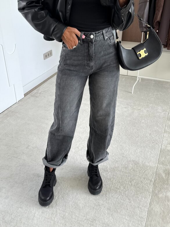 Spodnie Haster jeans grafitowe