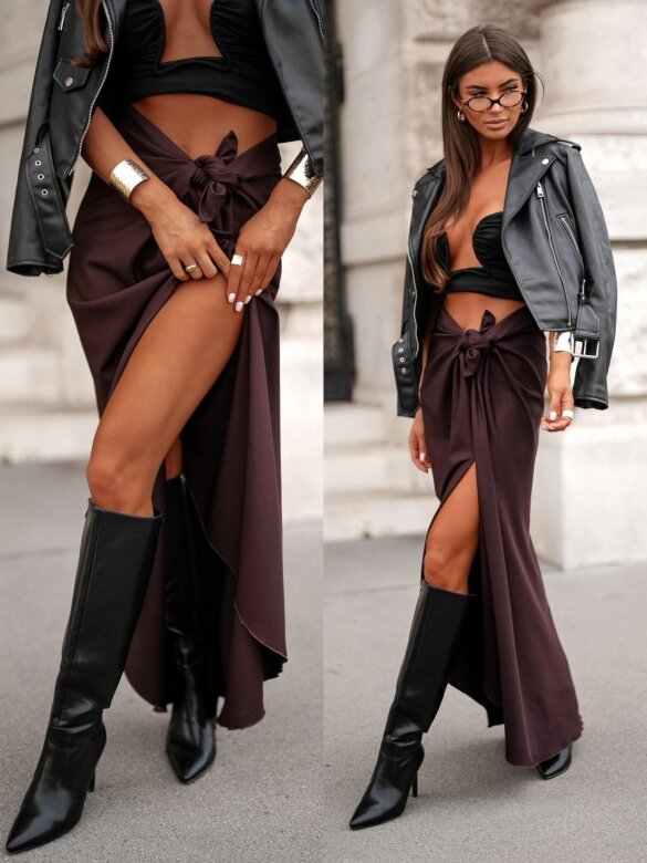 Spódnica Minea czekoladowa 