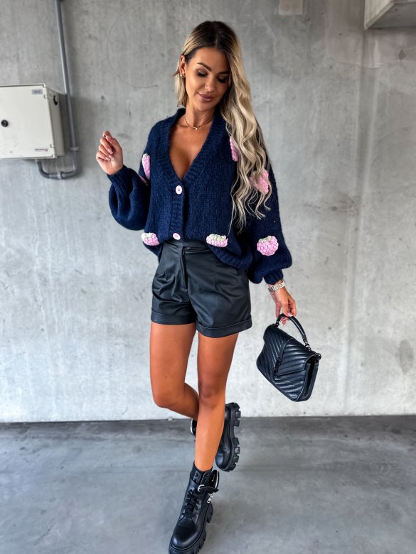 Sweter Sun Raspberry granatowy