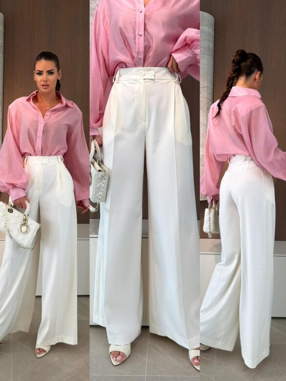 Spodnie Dileva II waniliowe 