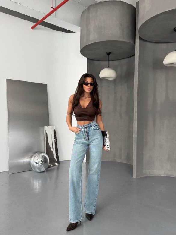 Spodnie Malcolm jeans niebieskie