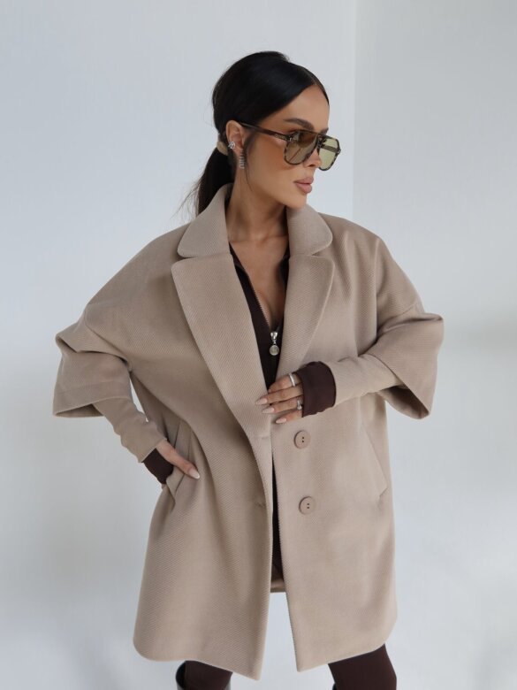 Płaszcz Leiten beżowy 