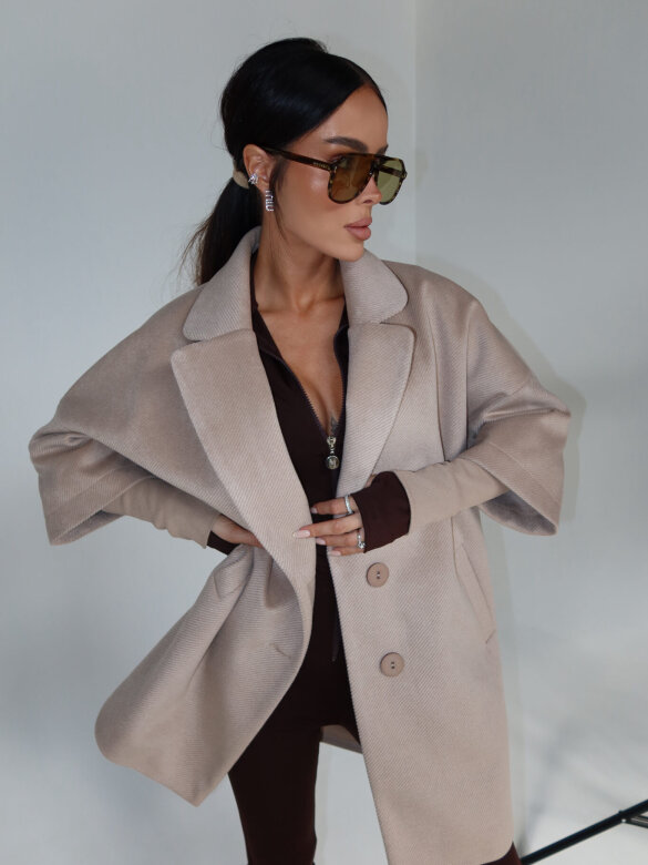 Płaszcz Leiten beżowy 