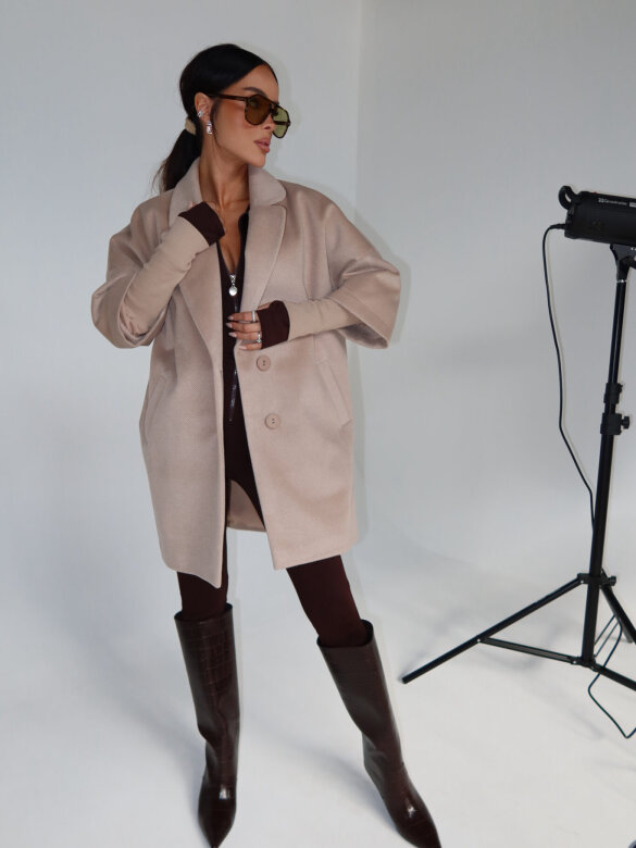 Płaszcz Leiten beżowy 