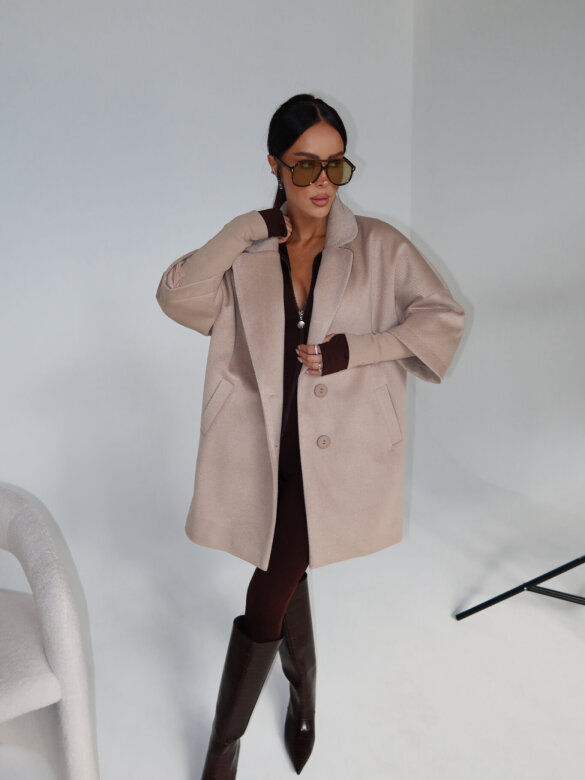 Płaszcz Leiten beżowy 