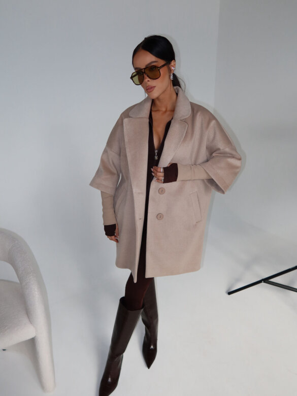 Płaszcz Leiten beżowy 