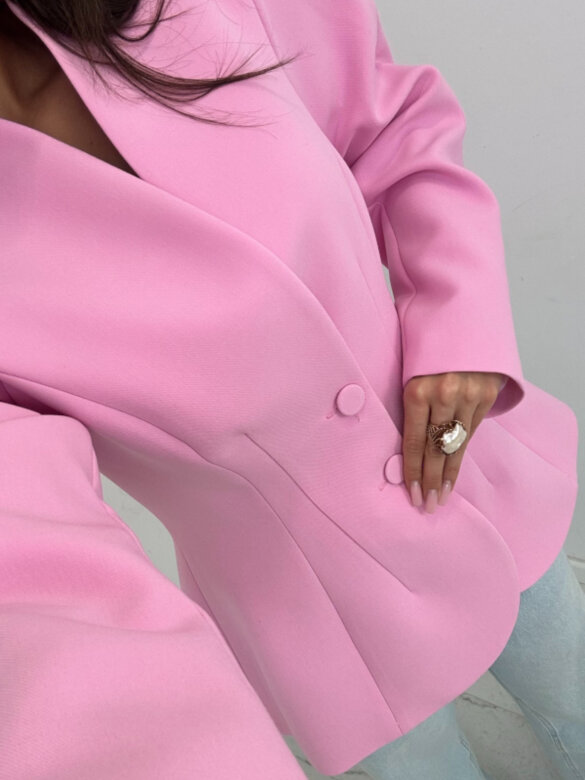 Marynarka Portella taliowana różowa 