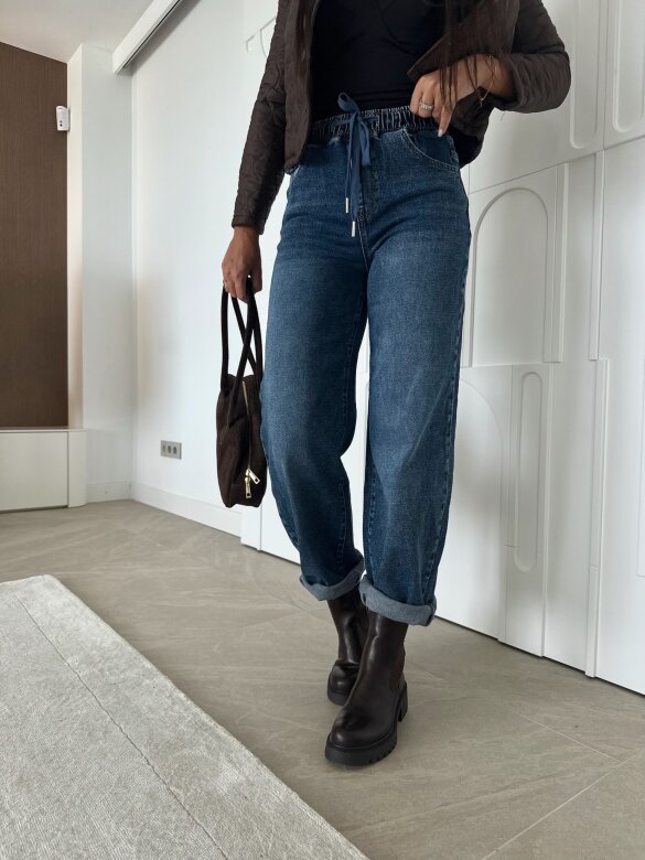 Spodnie Tisa jeans ciemnoniebieskie 