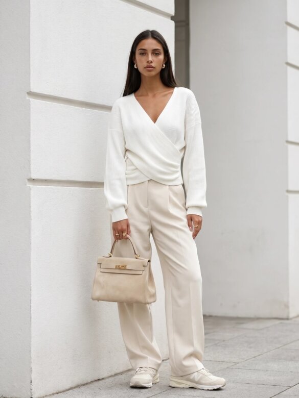 Sweter Cassy ecru 