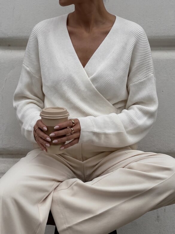 Sweter Cassy ecru 