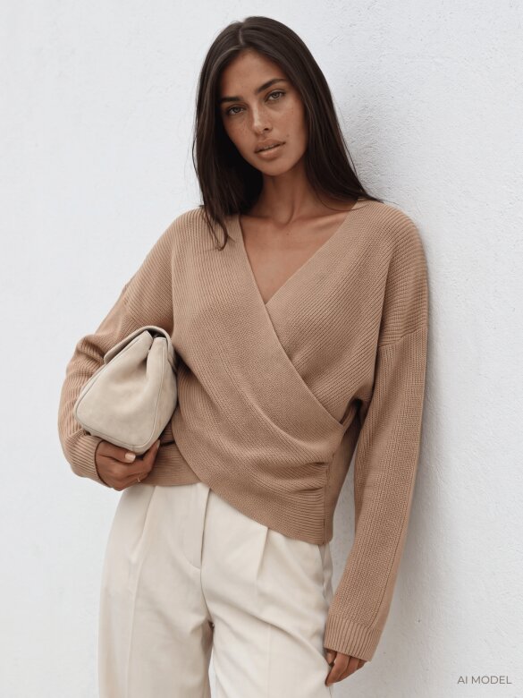 Sweter Cassy beżowy 