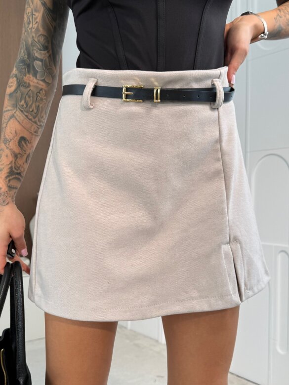 Spódniczko-szorty Mias jasnobeżowe