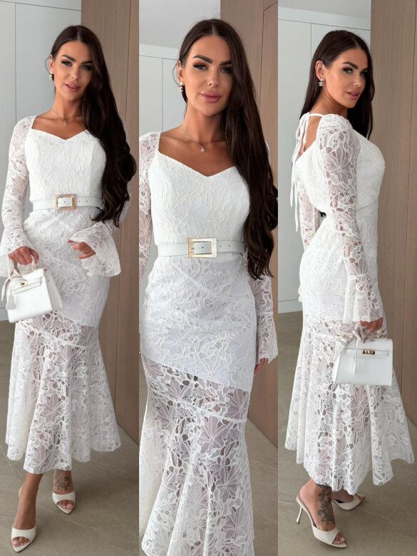 Sukienka Ivory Muse maxi waniliowa