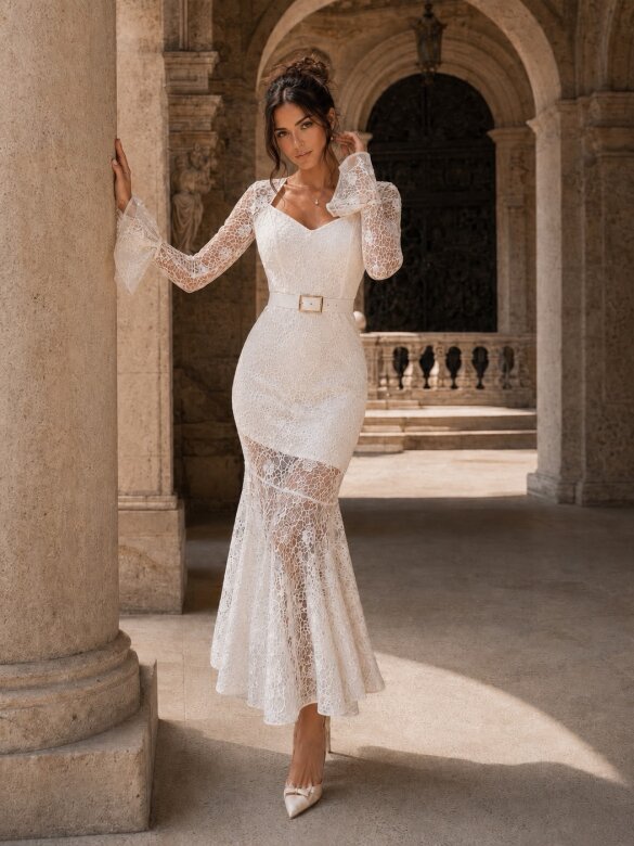 Sukienka Ivory Muse maxi waniliowa
