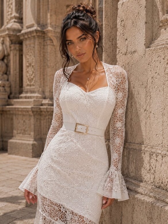 Sukienka Ivory Muse maxi waniliowa