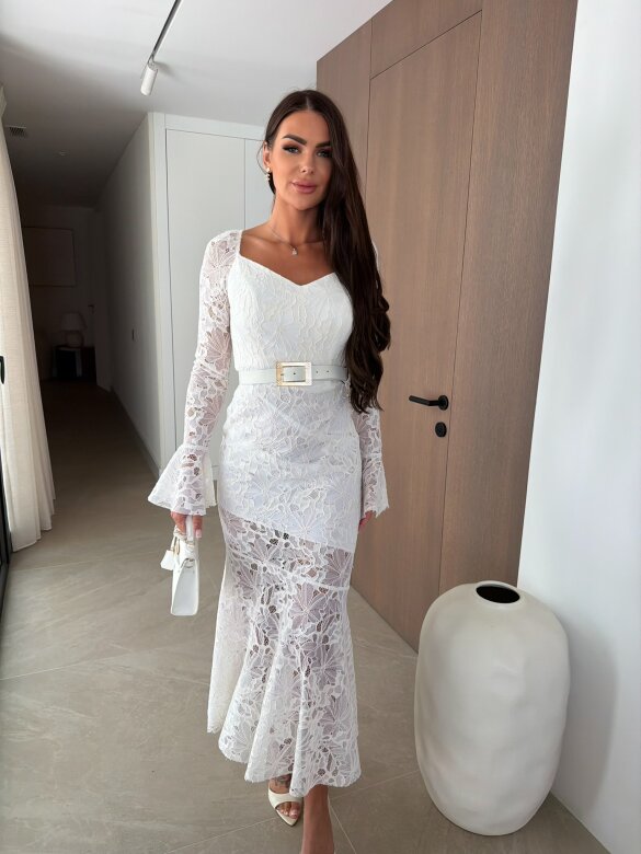 Sukienka Ivory Muse maxi waniliowa